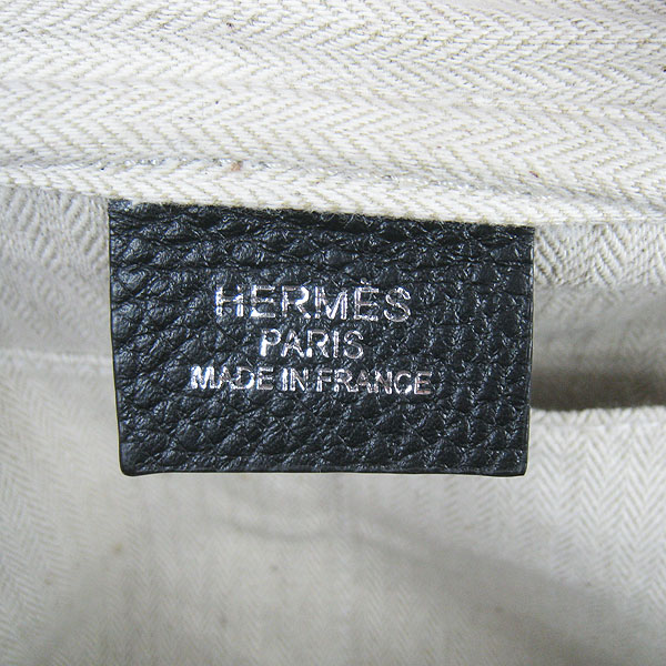 Best Replica Hermes Victoria Cowskin Leather Bags 2010 Black H2802